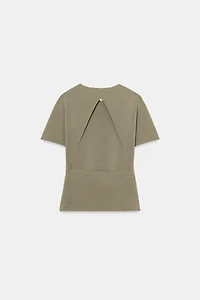 TOP CUT OUT MANCHES COURTES