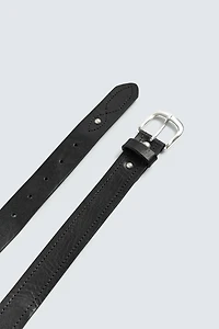LEATHER STUDDED BELT
