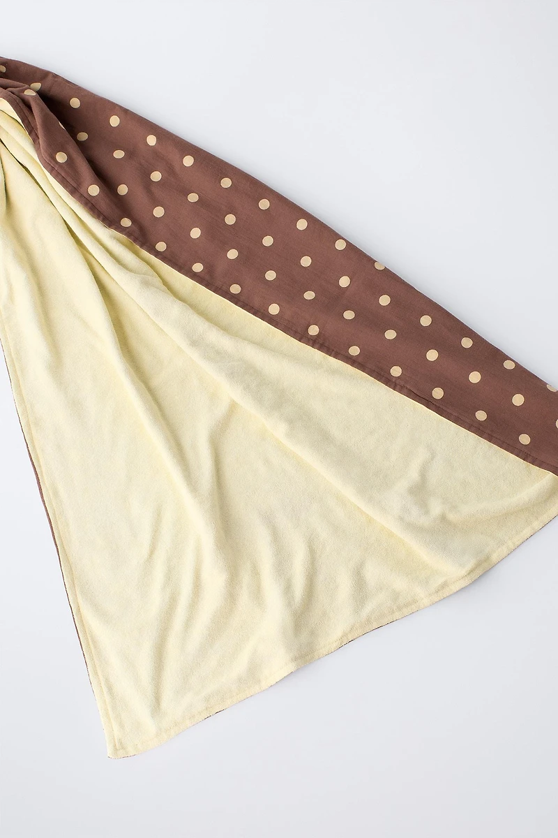 SERVIETTE SAC IMPRIMÉ À POIS