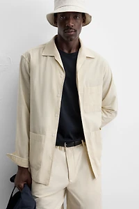 STRIPED OVERSHIRT