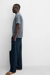 RELAXED STRAIGHT FIT PANTS