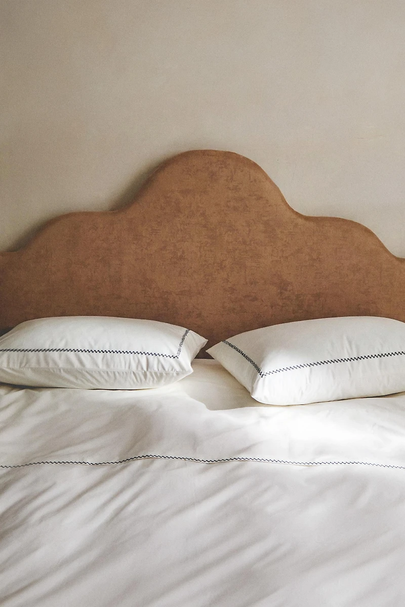 HOUSSE DE COUETTE BRODERIE BORDURE