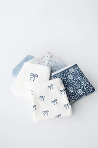 2-6 YEARS / SIX-PACK OF BOW UNDERWEAR