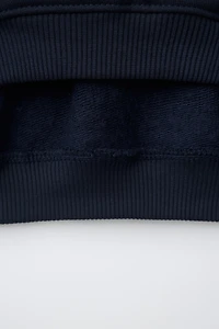 SWEAT UNI CÔTELÉ