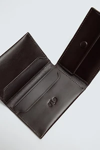 PORTE-CARTES PLIABLE EN CUIR