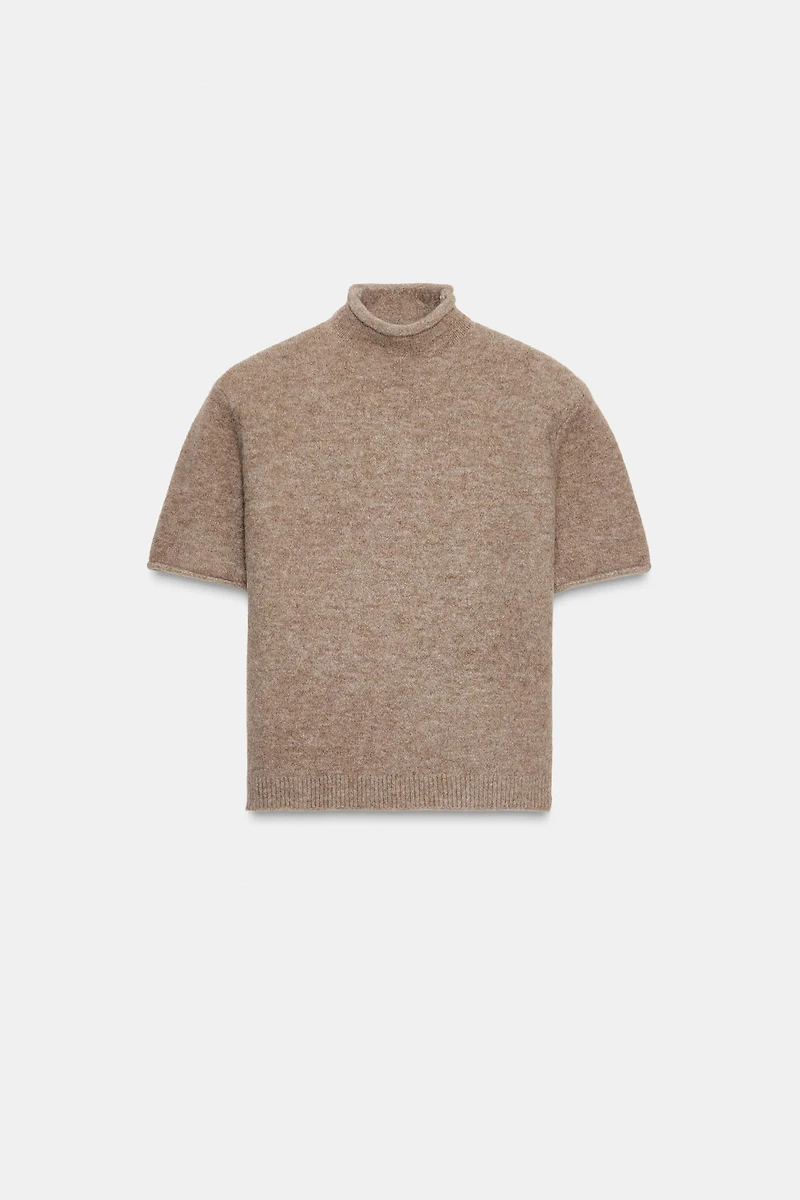 SOFT KNIT SHORT SLEEVE JUMPER