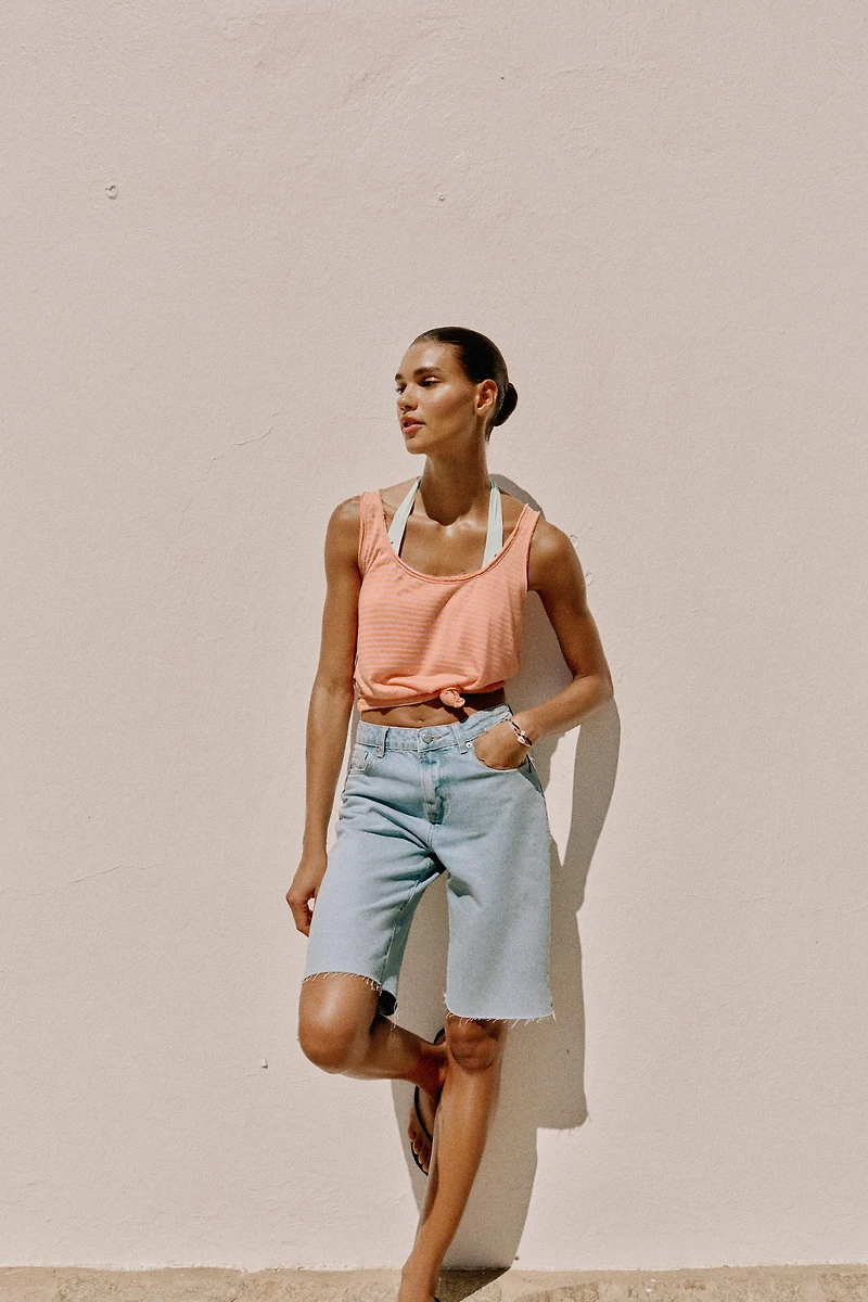 Z1975 MID-RISE DENIM SHORTS
