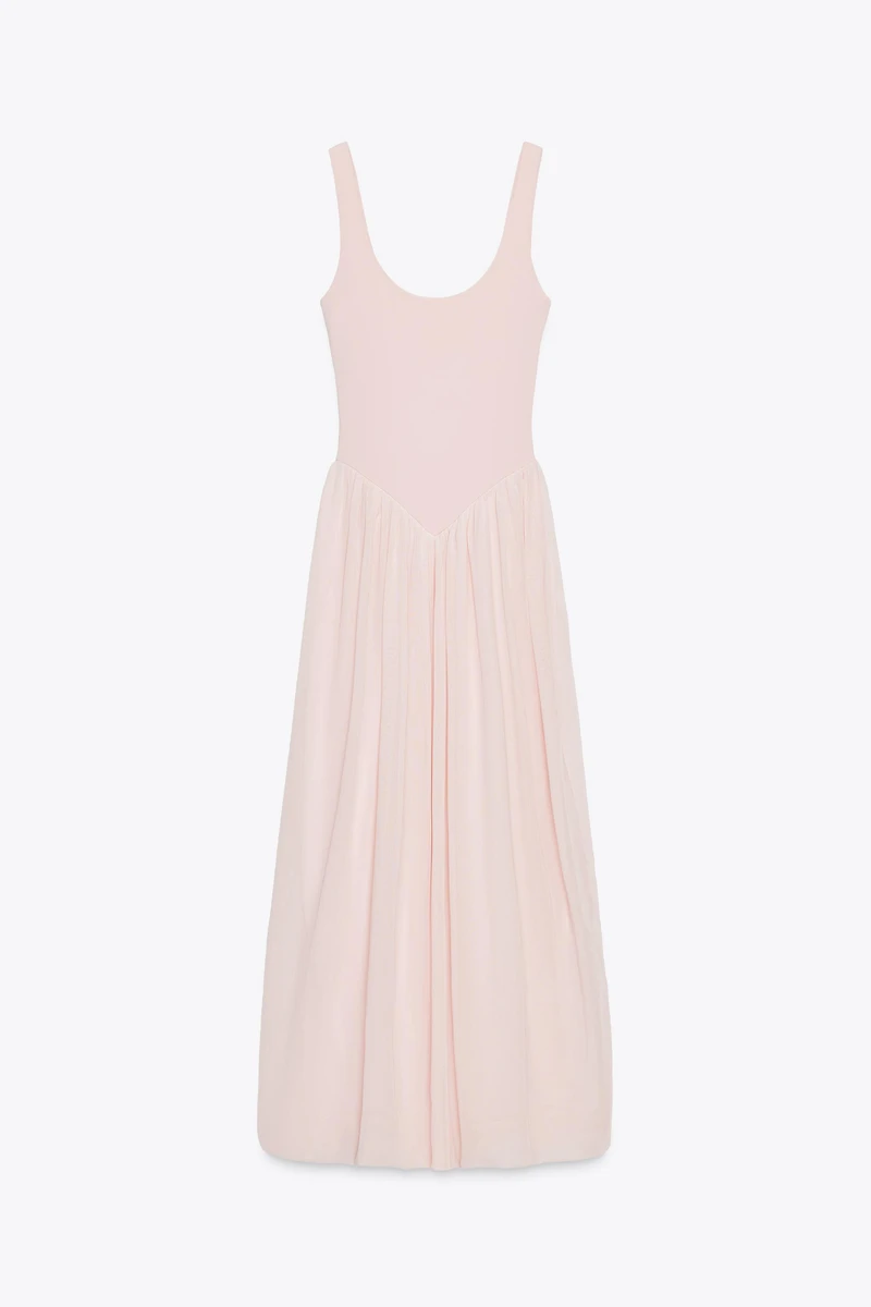 COMBINATION TULLE DRESS
