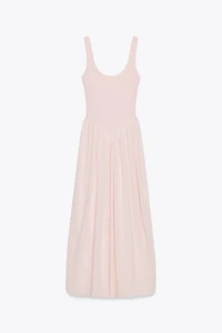 COMBINATION TULLE DRESS