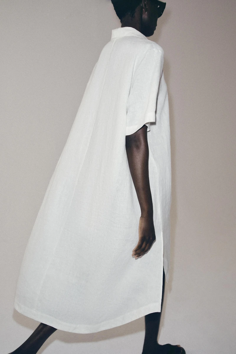 ZW COLLECTION LINEN SHIRTDRESS