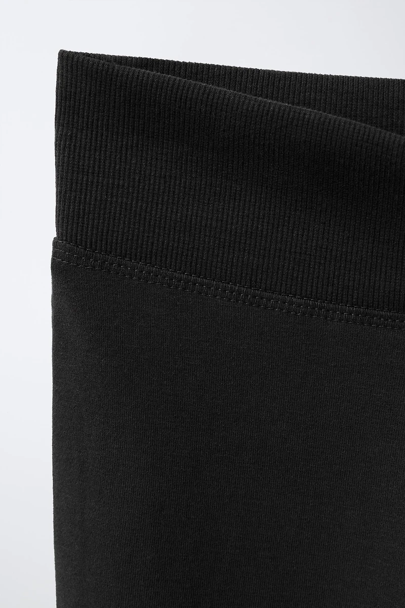 PLAIN FLARE LEGGINGS