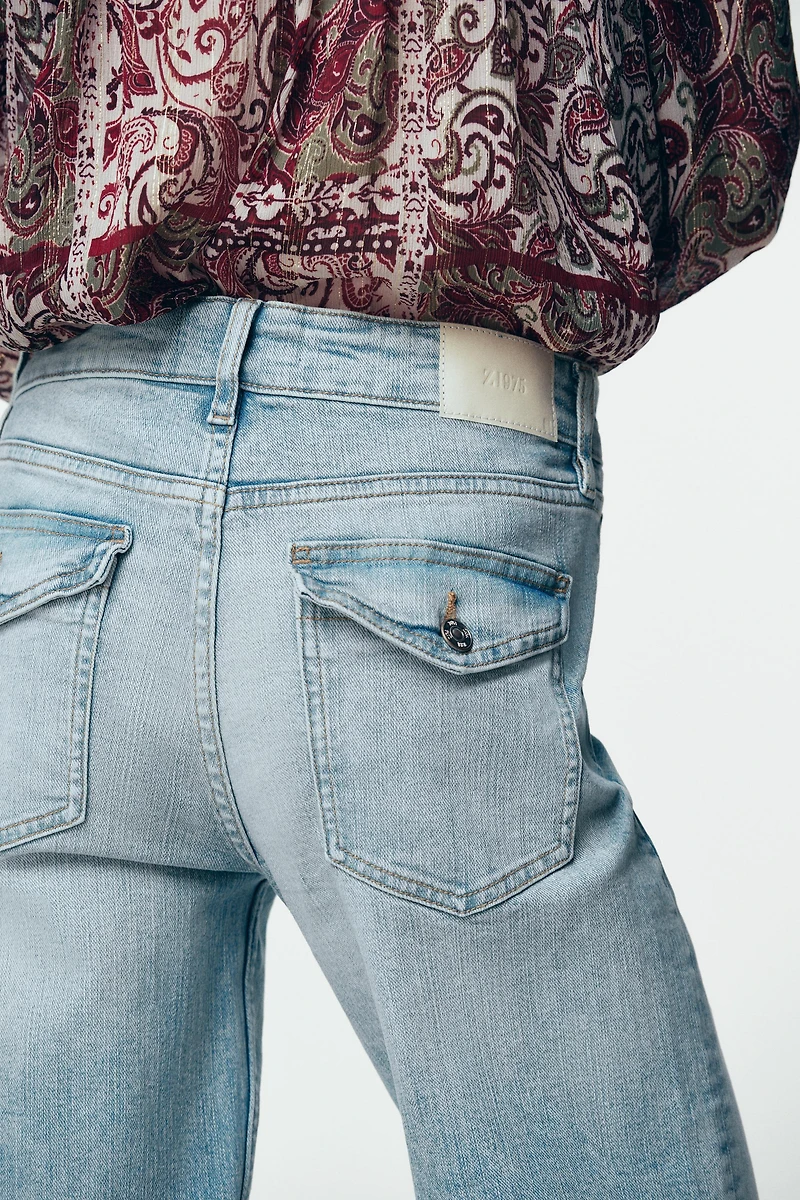 JEAN Z1975 FLARE FIT TAILLE BASSE