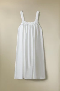 LACE COTTON NIGHTGOWN