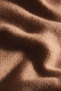 PLAID DOUX À FRANGES