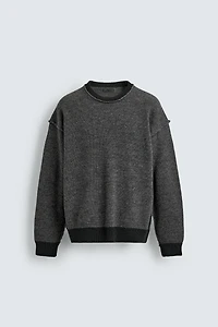 REVERSED SEAM CONTRAST JUMPER