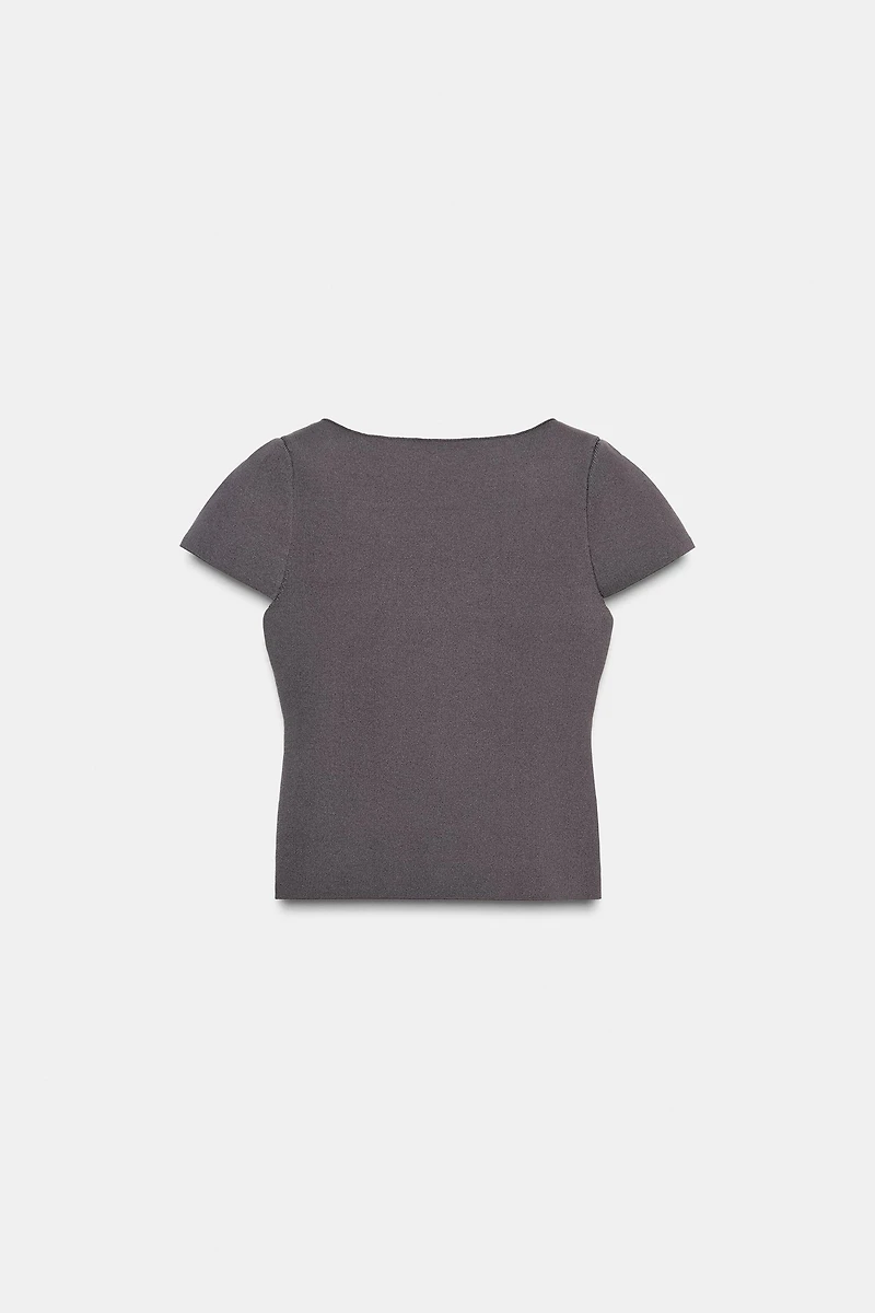 TIE KNIT TOP