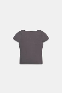 TIE KNIT TOP