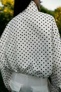 POLKA DOT PUFFER JACKET