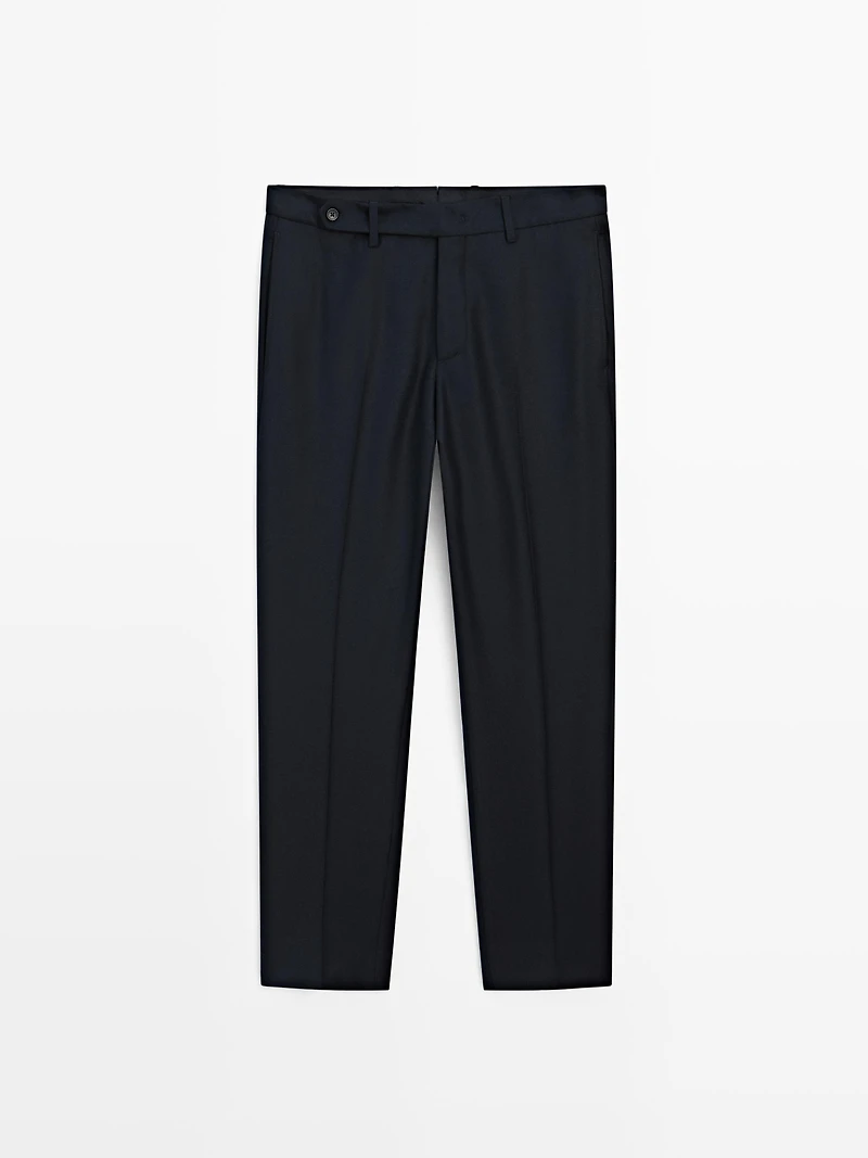Pantalon flanelle 100 % laine