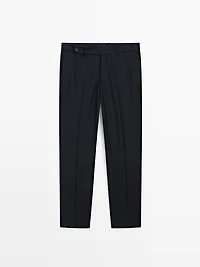Pantalon flanelle 100 % laine