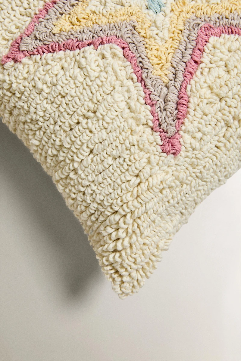 KIDS' STAR THROW PILLOW COVER
