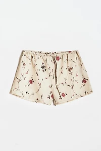 SHORT COTON ET LIN FLEURS | KATHARINE POLE