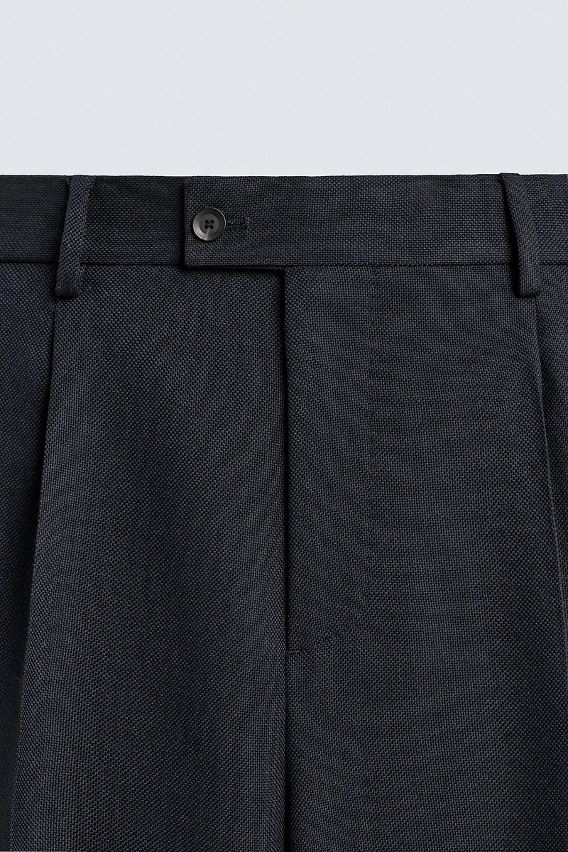 REGULAR FIT SUIT PANTS