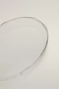 BOROSILICATE GLASS BATHROOM SOAP DISH