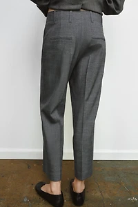 ZW COLLECTION PLAID STRAIGHT PANTS