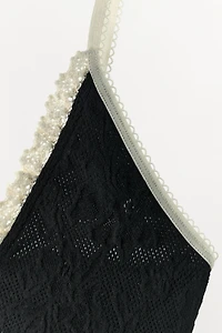 SEAMLESS LACE BRALETTE