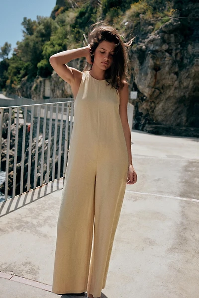 FLOWY LONG JUMPSUIT