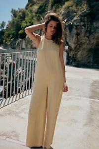 FLOWY LONG JUMPSUIT