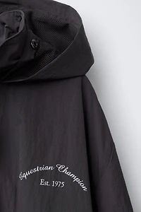EQUESTRIAN WINDPROOF PARKA