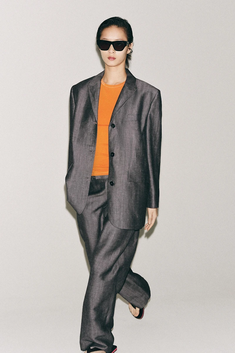 VESTE DROITE AVEC LIN ZW COLLECTION