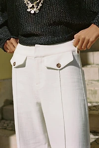 RUSTIC WEAVE CULOTTES