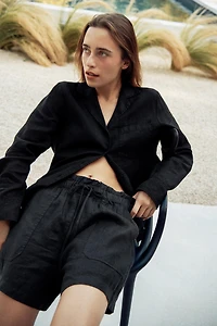 100% LINEN SHORTS ZW COLLECTION