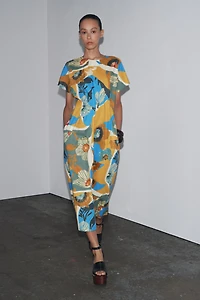 ROBE MI-LONGUE IMPRIMÉE ZW COLLECTION