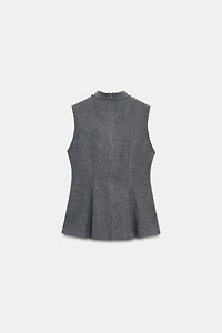 SOFT PEPLUM TOP