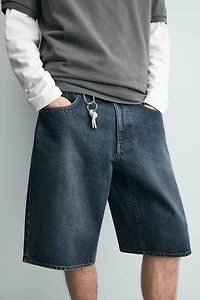 BAGGY FIT DENIM SHORTS