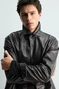 SURCHEMISE EN CUIR NAPPA