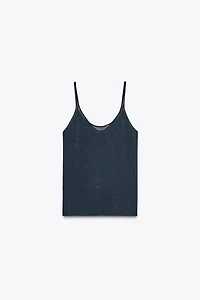 STRAPPY KNIT TOP