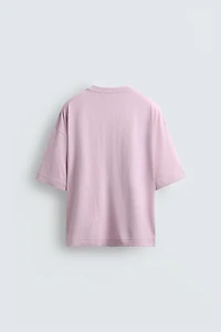 T-SHIRT COUPE DÉCONTRACTÉE AVEC POCHE