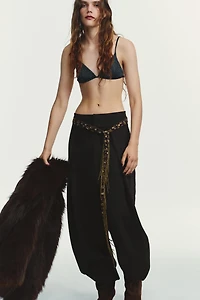 PLEATED BALLOON PANTS