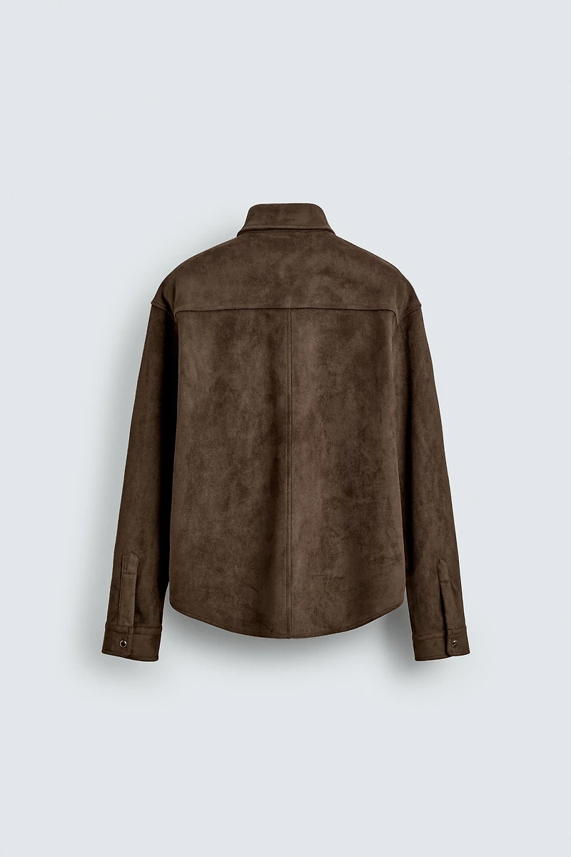 SURCHEMISE REGULAR FIT EFFET DAIM