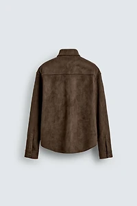 SURCHEMISE REGULAR FIT EFFET DAIM