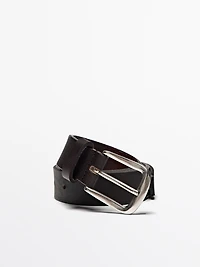 Ceinture en cuir nappa souple