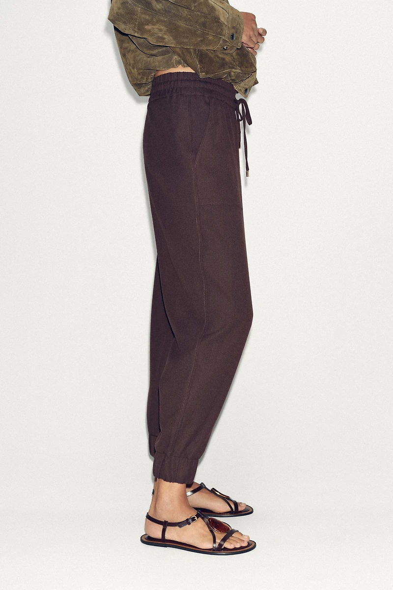 CUFFED HEM PANTS