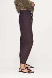 CUFFED HEM PANTS