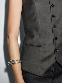 Gilet de costume 100 % laine