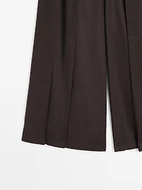 Skort with belt